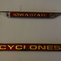Iowa State Cyclone License Plate Holder