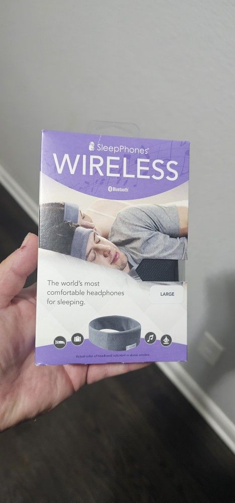 SleepPhones Wireless Headphones (size large)