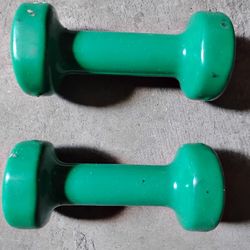 Set Of 2 Three Pound Dumbbell Weights 