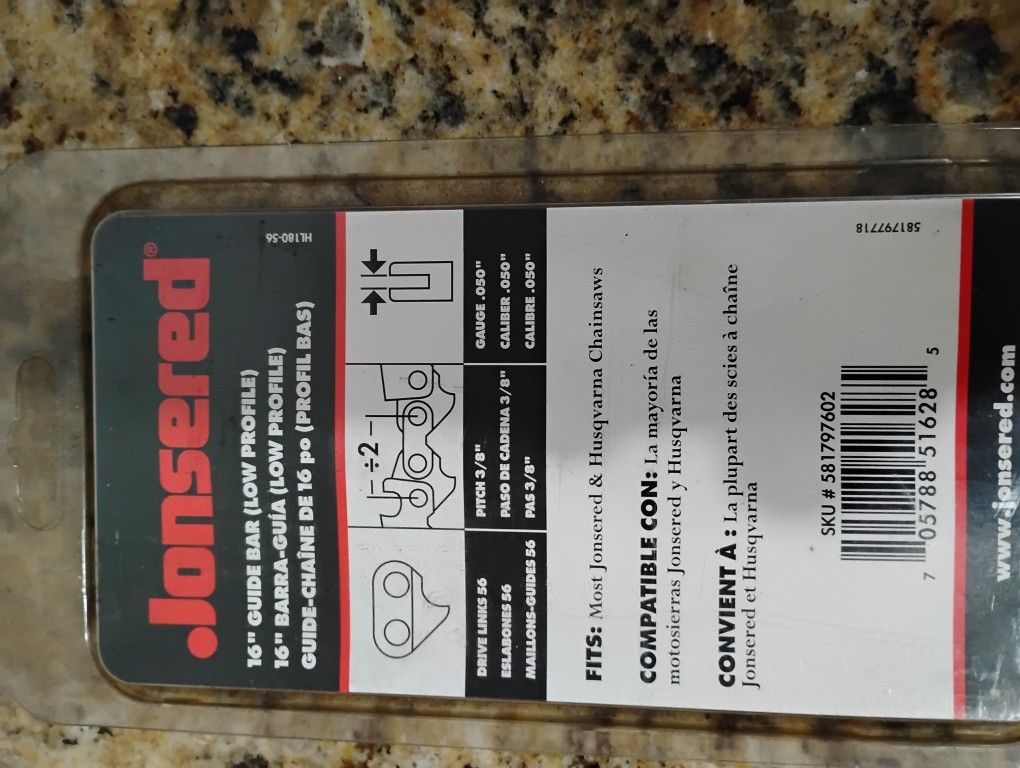 16' Inch Guide Bar 
