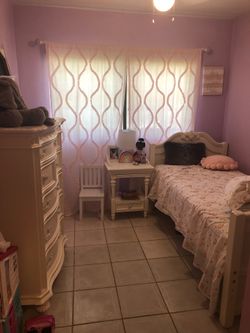 White Disney Princess Bedroom Set