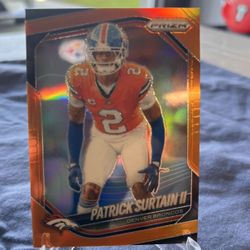Patrick Surtain II 2025 Prizm Orange /249 #97 Broncos SP 🔥
