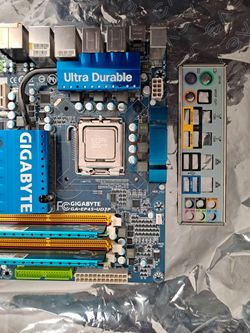 Gigabyte GA-EP45-UD3P Motherboard Q6600 CPU 4GB 8500