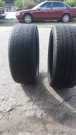 Delinte and Strada 365/35R 22 two for 50.00