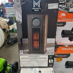 Infrared Wood Tower Heater 