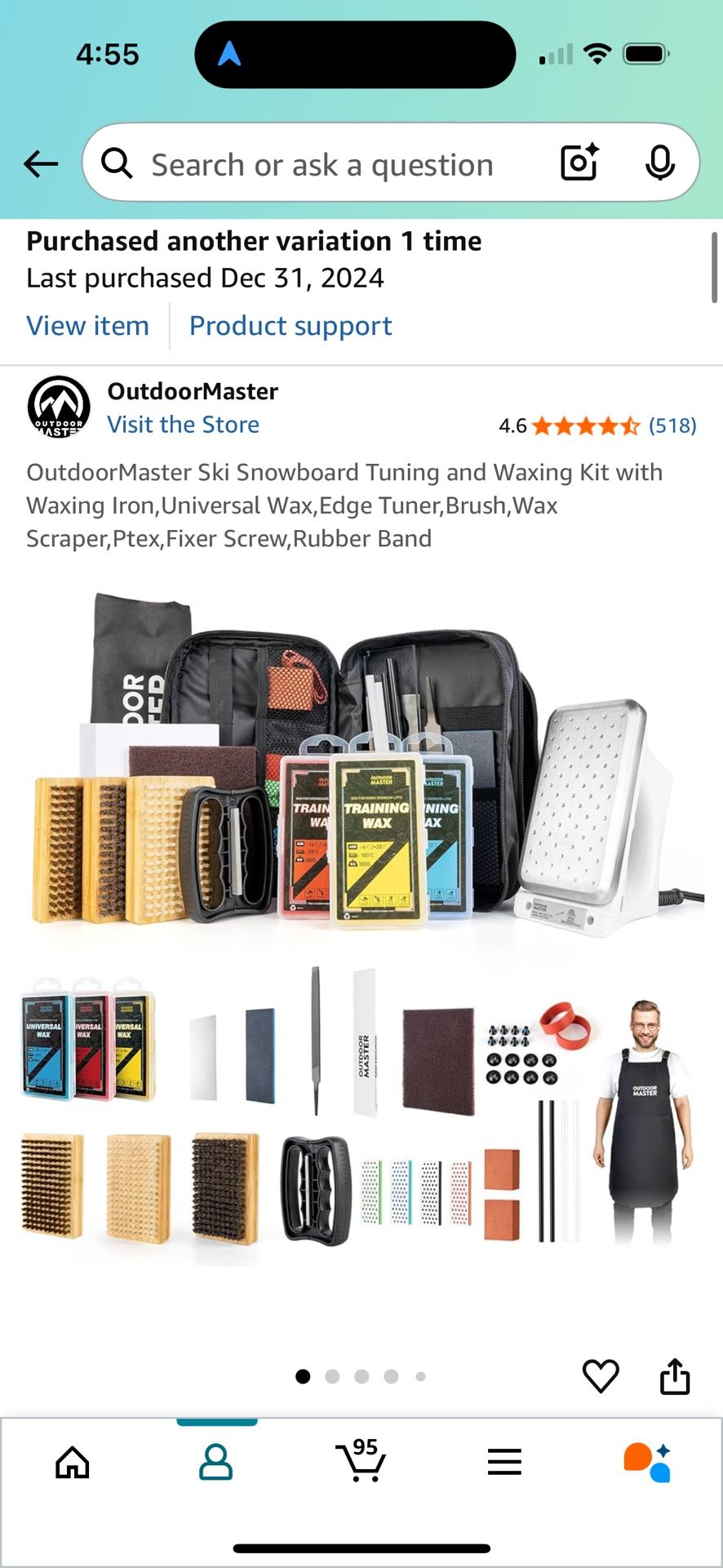 Ski Snowboard Tuning and Waxing Kit