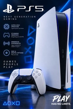 PS5 Disk Edition, Great Condition