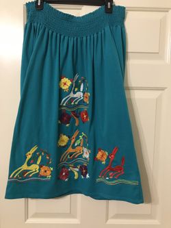 Dress Off the Shoulder Bell Sleeve Dress/Tunic M