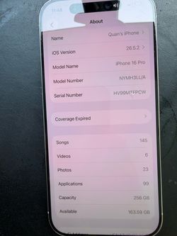 iPhone 16 Pro (256GB) – Excellent Condition