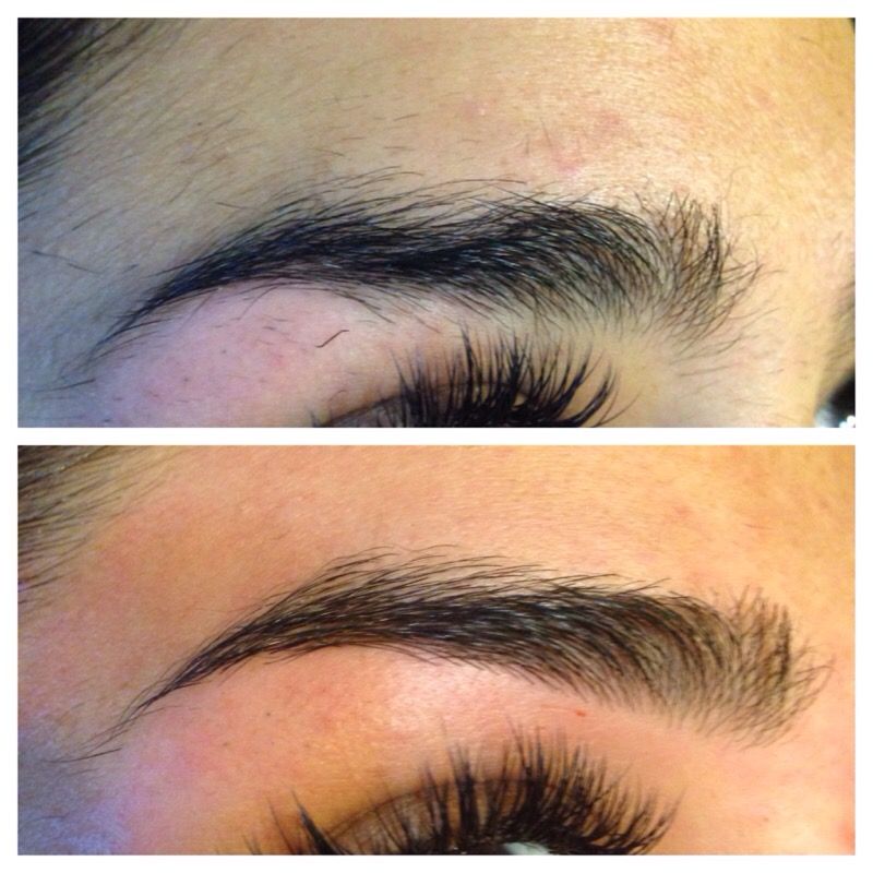 Eyebrow threading