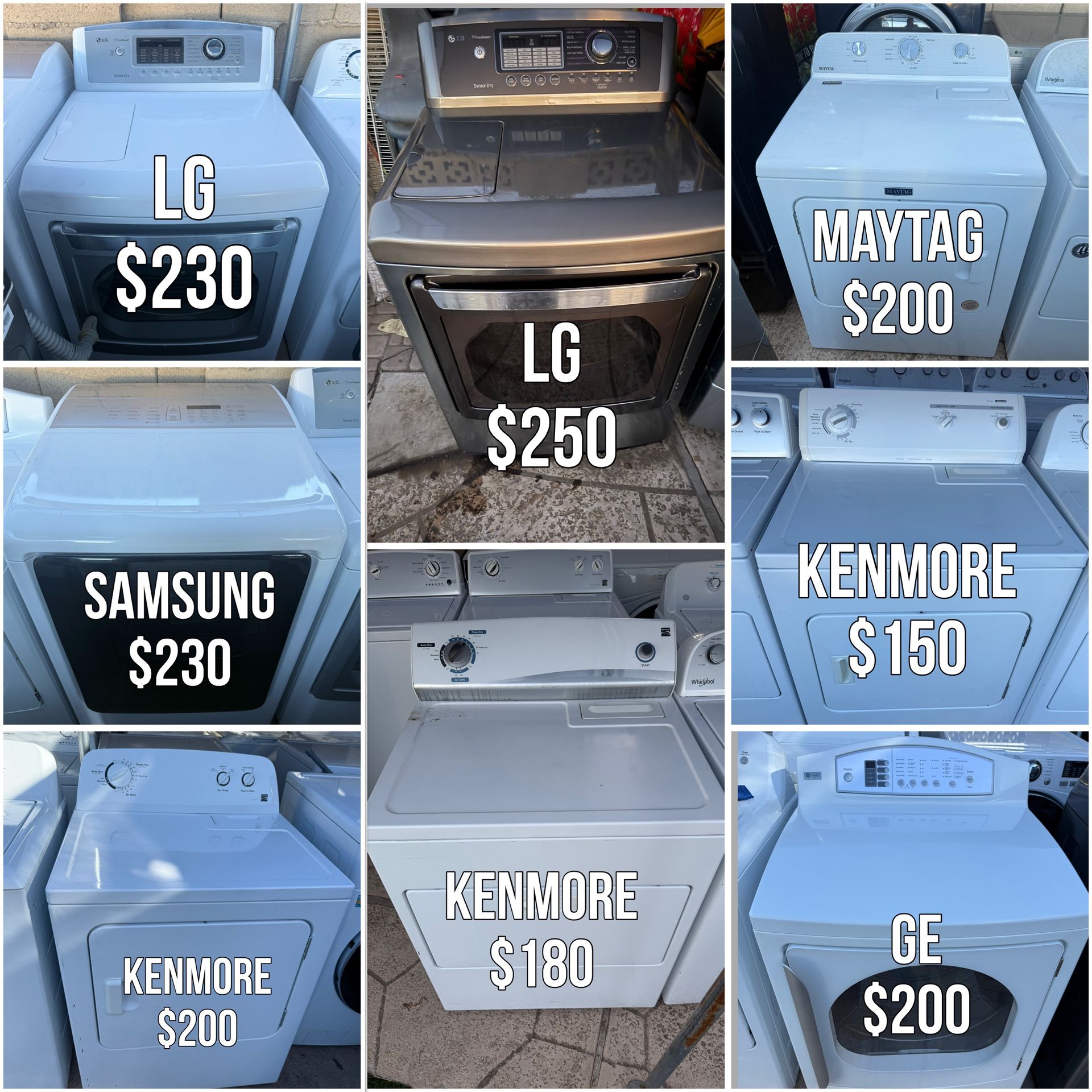 Electric Dryer Extralarge Capacity