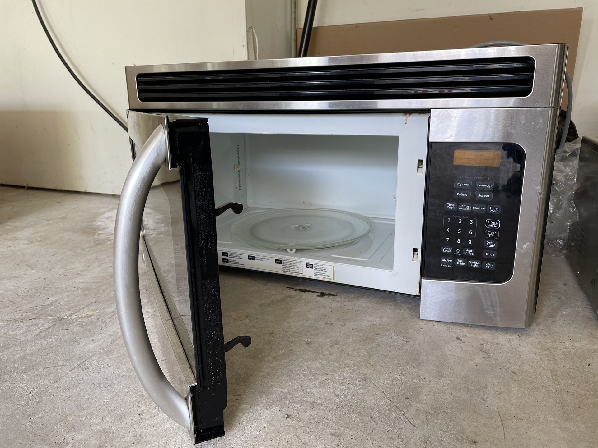 GE Over-the-range Microwave - Used