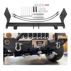 Tow Bar Base Plate Tow Bar Bracket for 2007-2018 Jeep Wrangler JK JKU 2/4 Door All Model