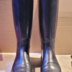 Vintage Leather Fussell's Combinettes 18 inch tall riding boots 3 1/8 (12 in long)