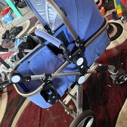Blue Stroller