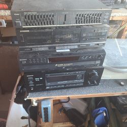 Complete Great Working Old School Stereo Setup