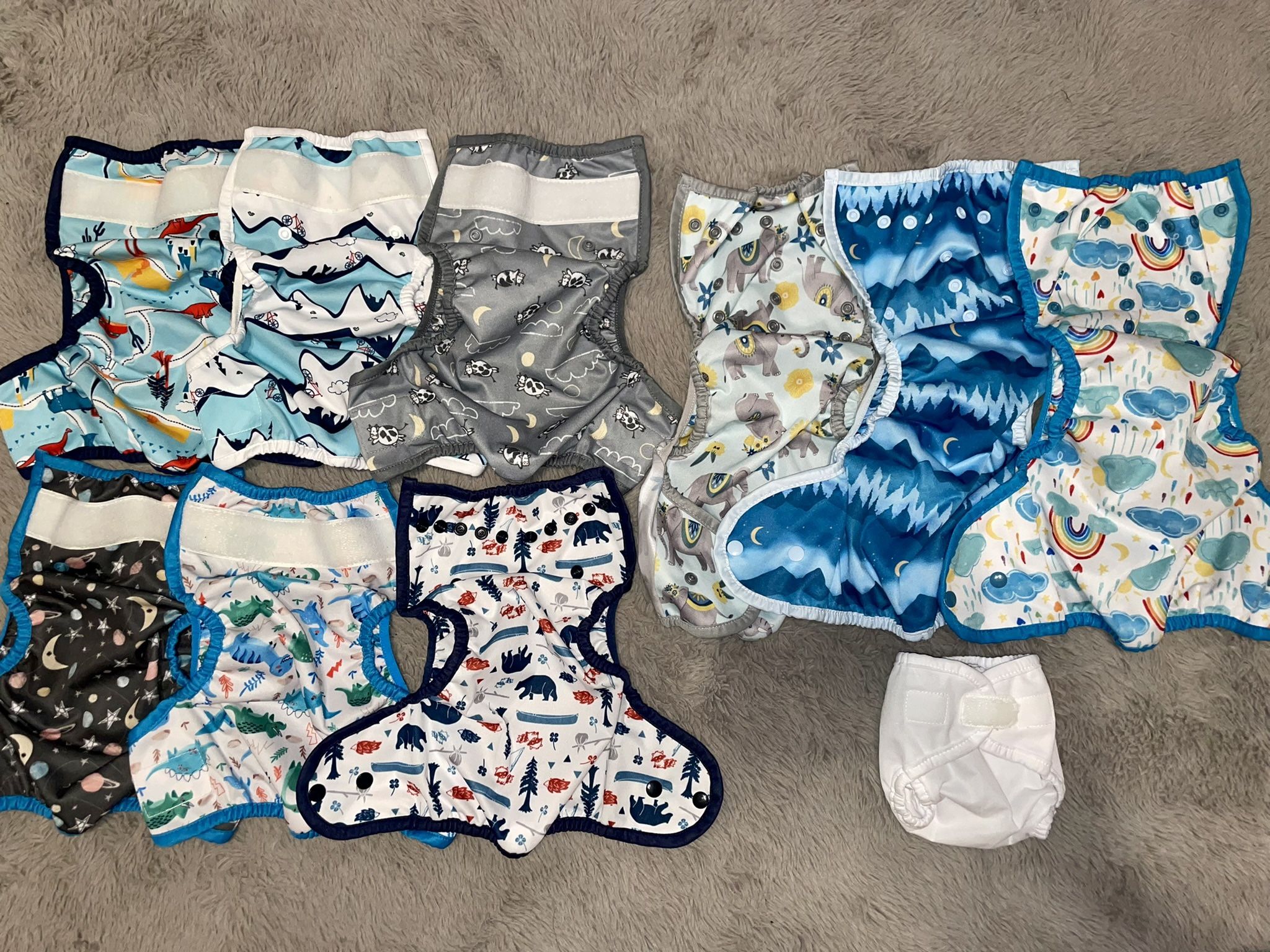 Cloth Diaper Covers & Snappi Fasteners 