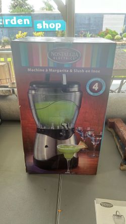 Stainless steel margarita and slushy machine
