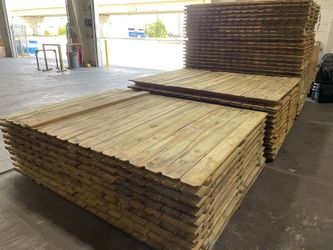 Treated Dog Ear Fence Panels