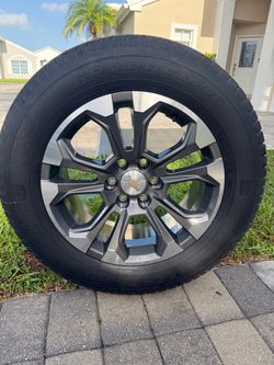 2026 Silverado High Country 20 inch take off wheels and tires