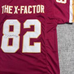 Dante Hall Signed Autograph Custom Jersey - JSA Coa Sticker Only - KC Chiefs