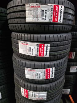 4 new KUMHO ECSTA 215/45/17