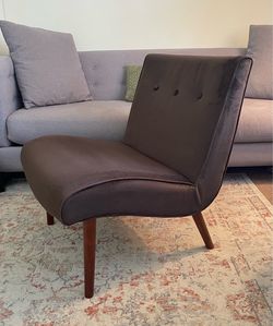 2 Alexis Armless Fabric Chairs