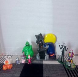 The Nightmare Before Christmas play set with figures