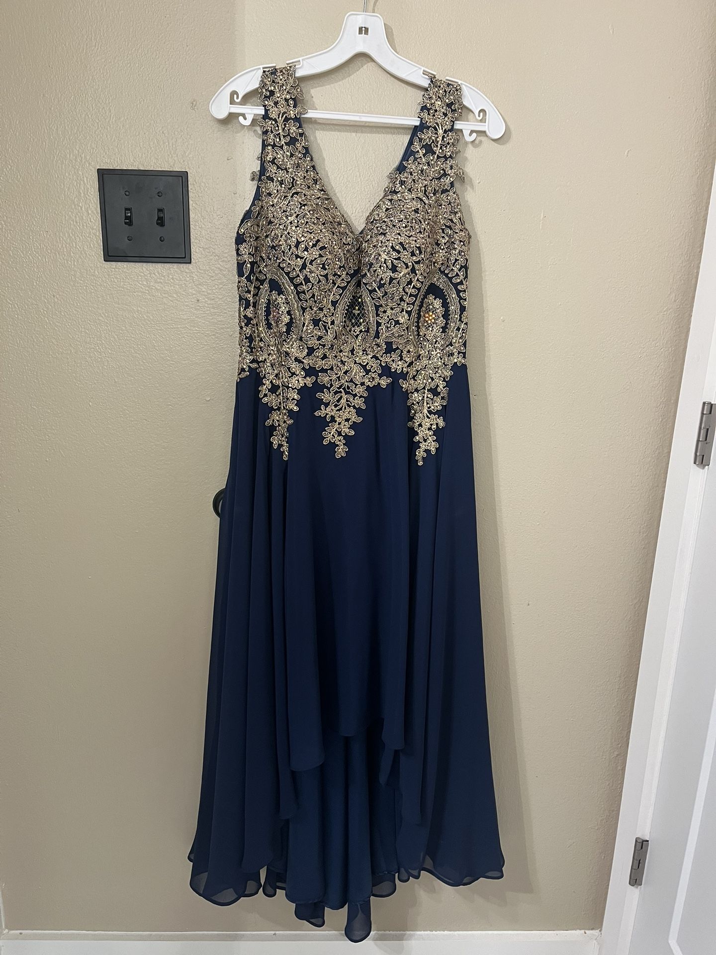 slim fit dress slacks Cheers To The Night Sequin Mini Dress (Navy/Gold) FINAL SALE – Southern  Alternative main image 1