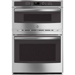 GE Stainless Steel Wall Oven Microwave Combo