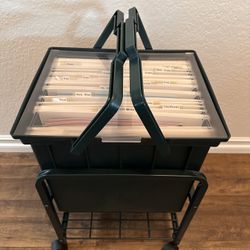 Cropper Hopper File Box + Rolling Cart + 1,000 Sheets of 12x12 Paper — $100