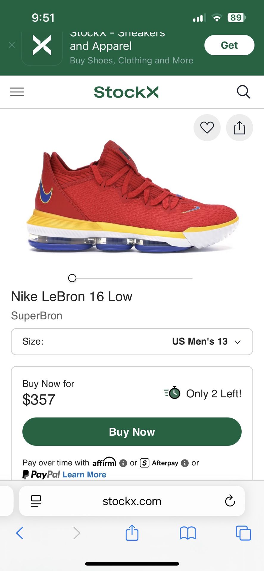 LeBron 16 low ‘Superbron’