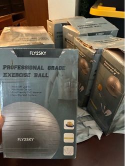 Professional grade exercise ball