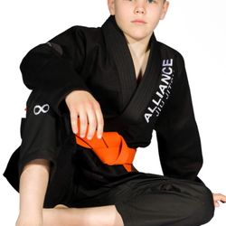 Alliance Fight Light - Kids Jiu Jitsu Gi × 1 Black / C1