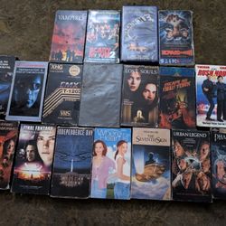 VHS Tapes. Verity Of Movies. 