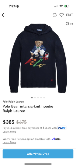 Polo Ralph Lauren Bear Hoodie