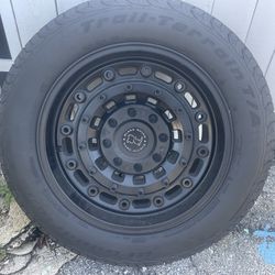 Black Rhino Rims With New  20 Inch Tires