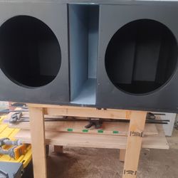 Dual 15 inch custom built ported subwoofer box