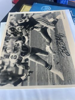 Rare SIGNED/Bill Bates 8x10 Glossy Photo Celebrity AUTOGRAPH Cowboys