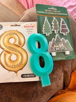 Birthday Party Supplies Bundle – Number 8