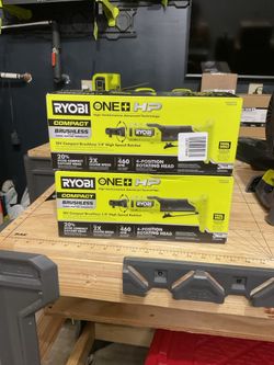 Ryobi ONE+ HP 18V Compact Brushless 1/4 in High Speed Ratchet (PSBRC02B) - Tool Only - New