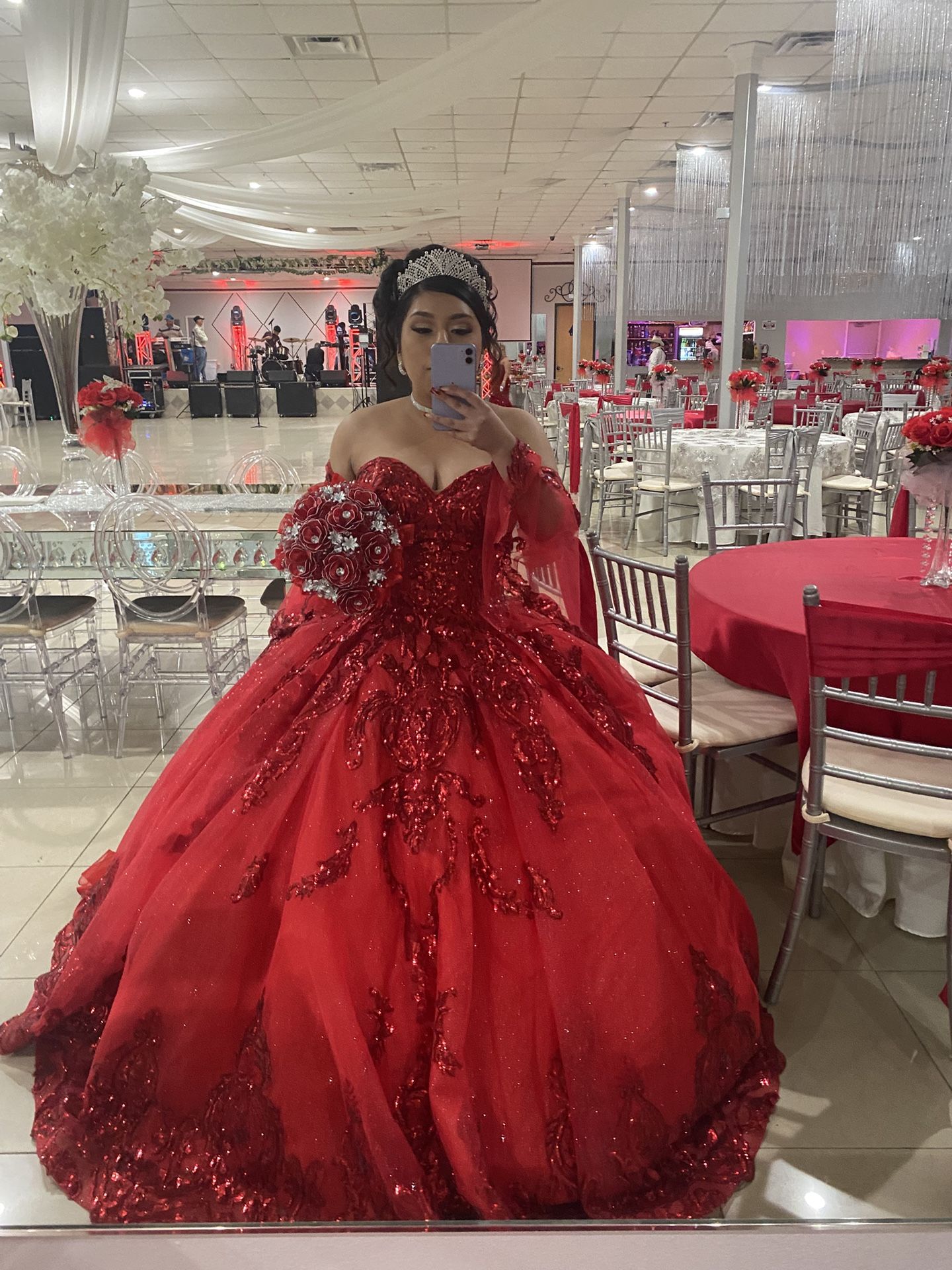 Red Quinceañera Dress