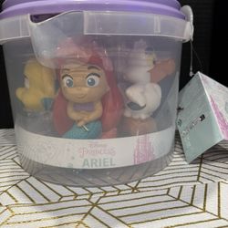 Disney Ariel Bath Toy Set - New 