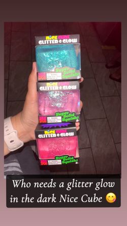 Needoh glow in the dark glitter