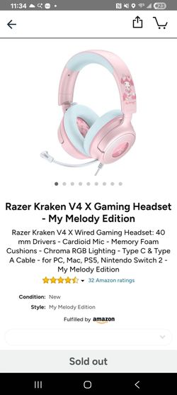 Razer Kraken V4 X - My Melody Edition