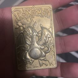 Charizard 24k GOLD PLATED
