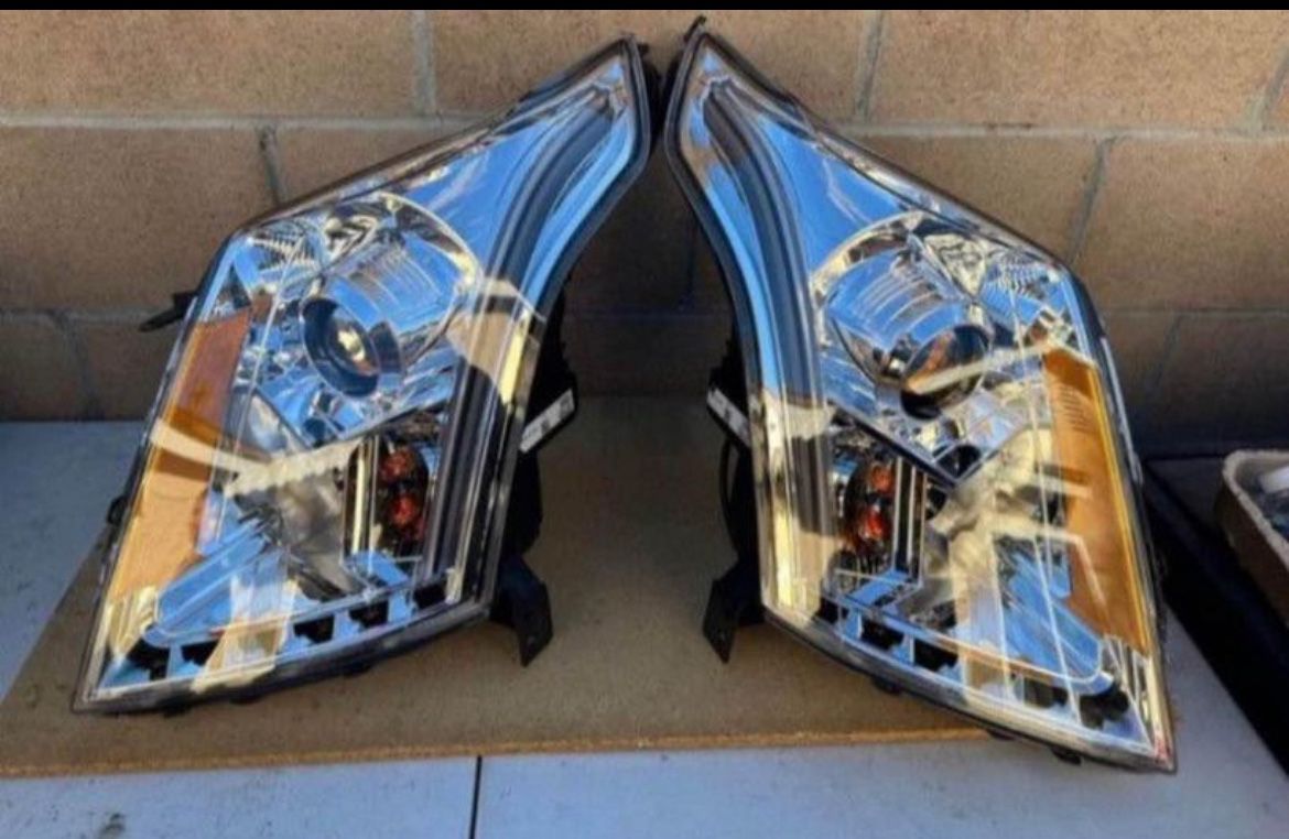 10-16 Cadillac SRX headlights  luces micas faros