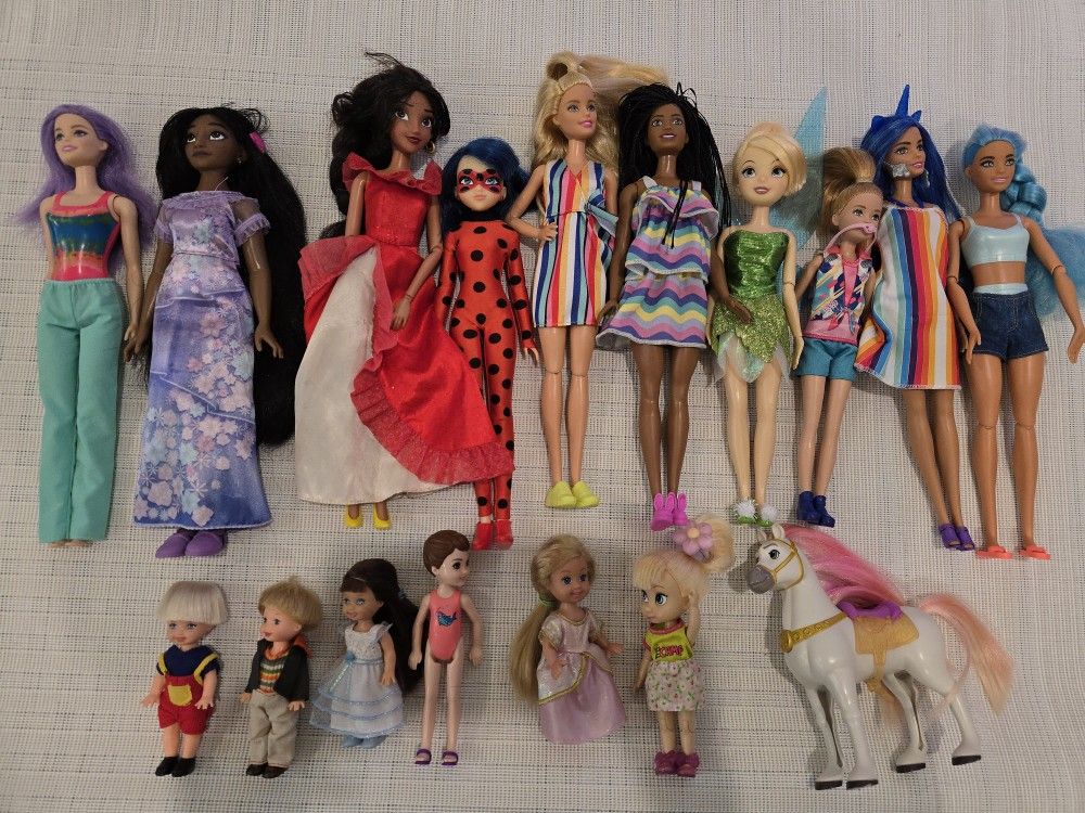 Barbie Disney Princess Dolls Bundle