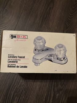 B & K bathroom faucet
