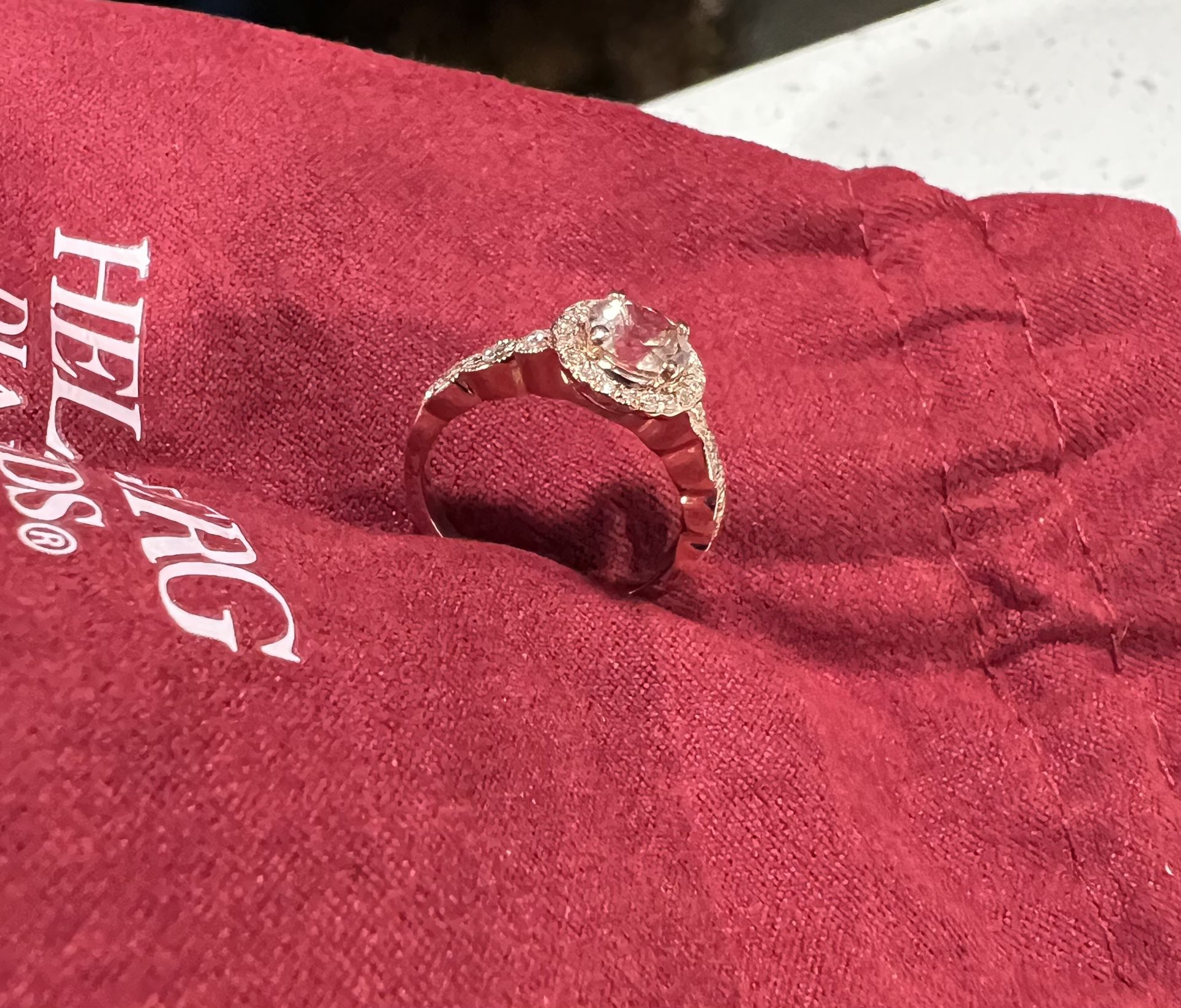 Engagement Ring, Rosé Gold